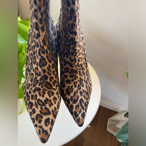 Martinez Valero Animal Print Stretch Knee High Boot - Picture 2 of 6